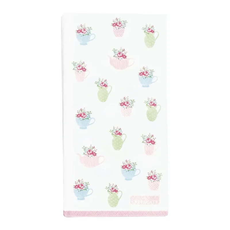 GreenGate - Serviette Annalise Weiß