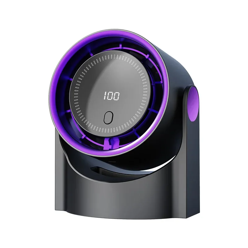 Brehn | Airiqo bladeless USB-Ventilator | 100 Stufen | Flüsterleise & energieeffizient | Tragbar & wandmontierbar