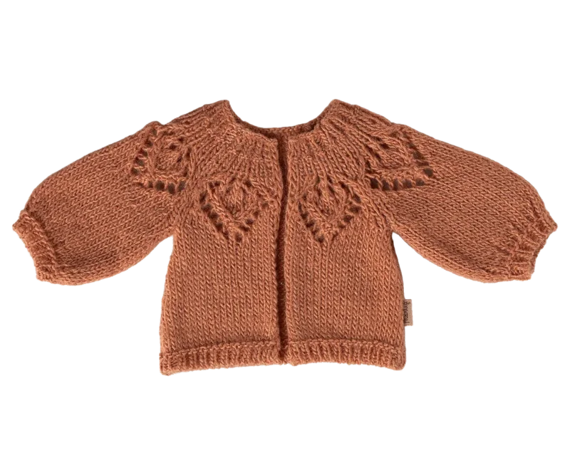 Maileg - Strickjacke Hase Größe 3 Vintage Rose