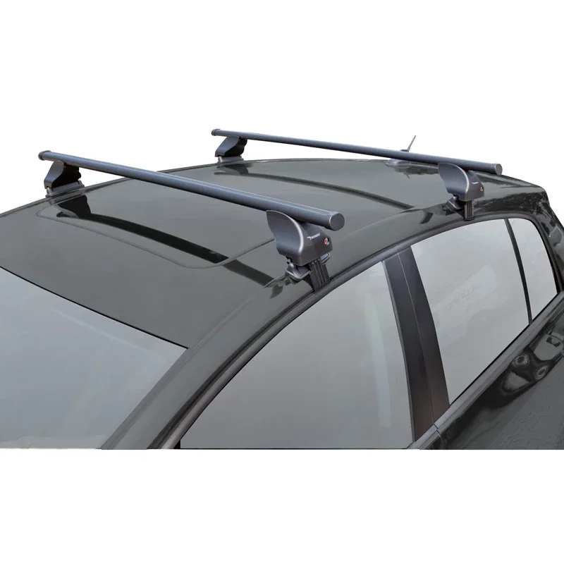 Twinny Load, Dachträgersatz Stahl S28 passend für Fiat Grande Punto/Punto EVO, Schwarz