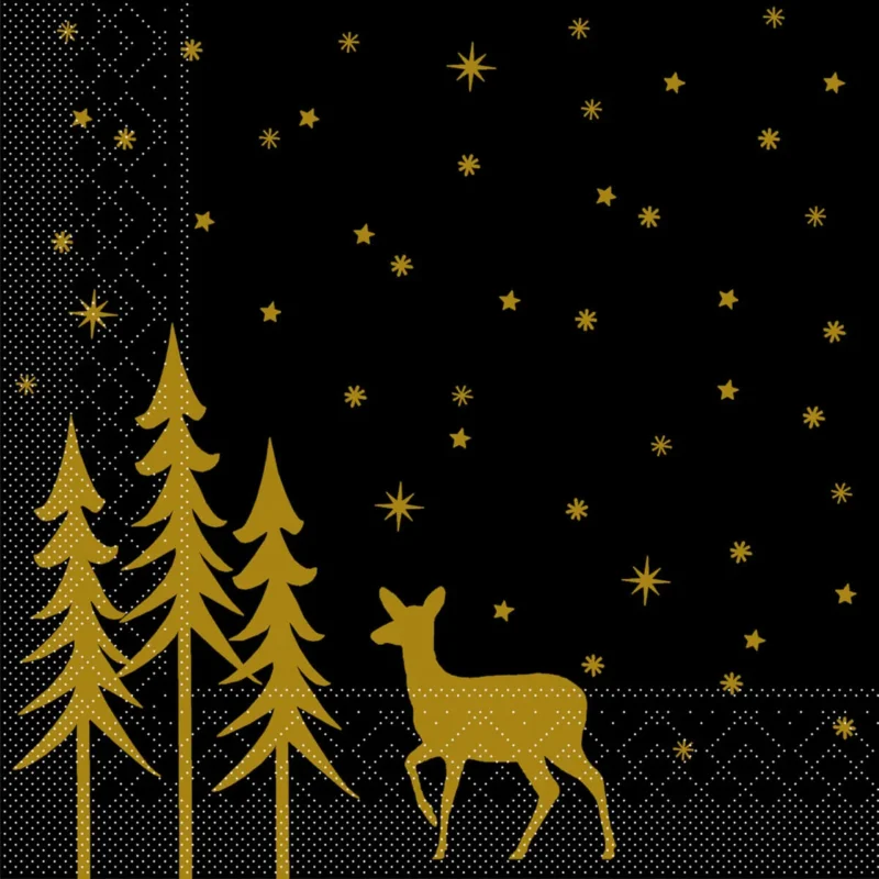 Tissue-Serviette-Liane-schwarz-106971_0