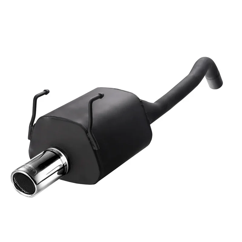 Ulter Sport, Sportauspuff passend für Ford KA II 1.2i 51kW/1.3 TDCi 55kW 2008-2012 70mm, Stahl, Schwarz