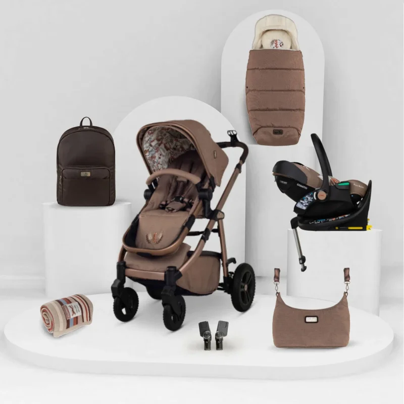 Wow 3 Special Edition Gesamt-Set inkl. Babyschale mit Liegefunktion - Tiger Tale