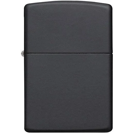 Zippo - Schwarzes Mattfeuerzeug-Feuerzeuge-Zippo-GearFreak.de-1