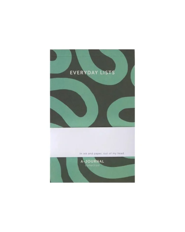 A - Journal - EVERYDAY LISTS Notizblock • Flow Mint - Notizblock - ROSA ECK Concept Store
