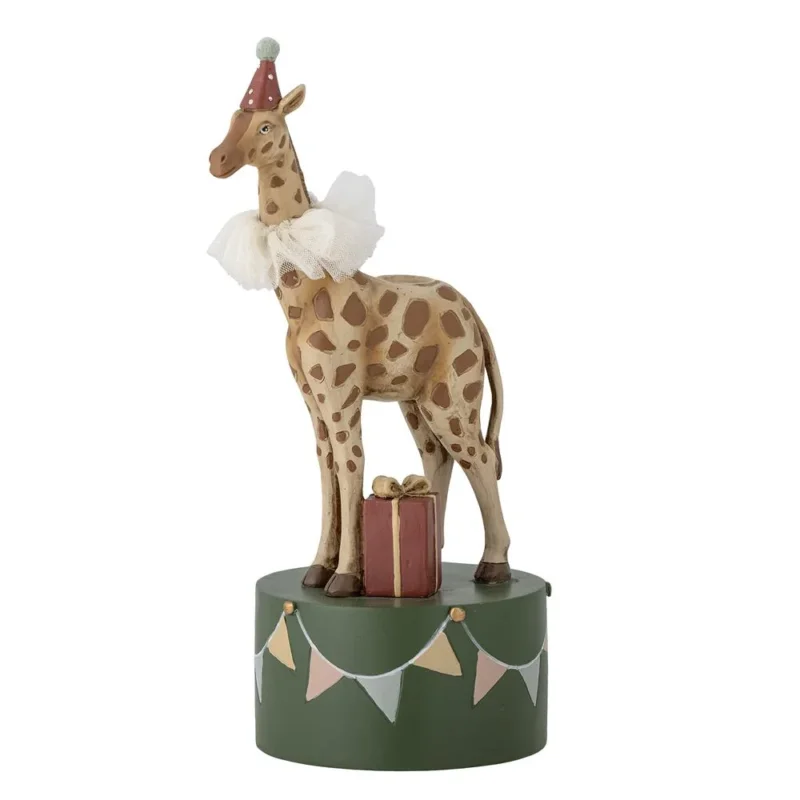 Bloomingville MINI Flor Kerzenständer, Zirkus, Giraffe, Geburtstagsdekoration für Kindergeburtstag