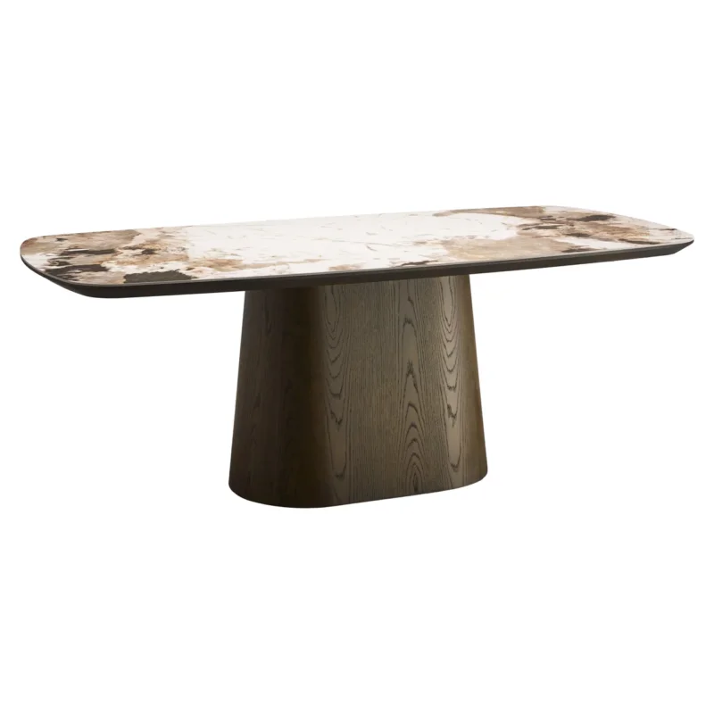 Richmond Interiors Keramik-Esstisch Langford Braun | 200x100 cm