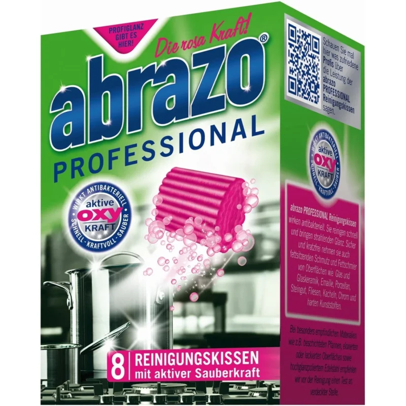abrazo Professional verseifte Reinigungskissen 8er Pack