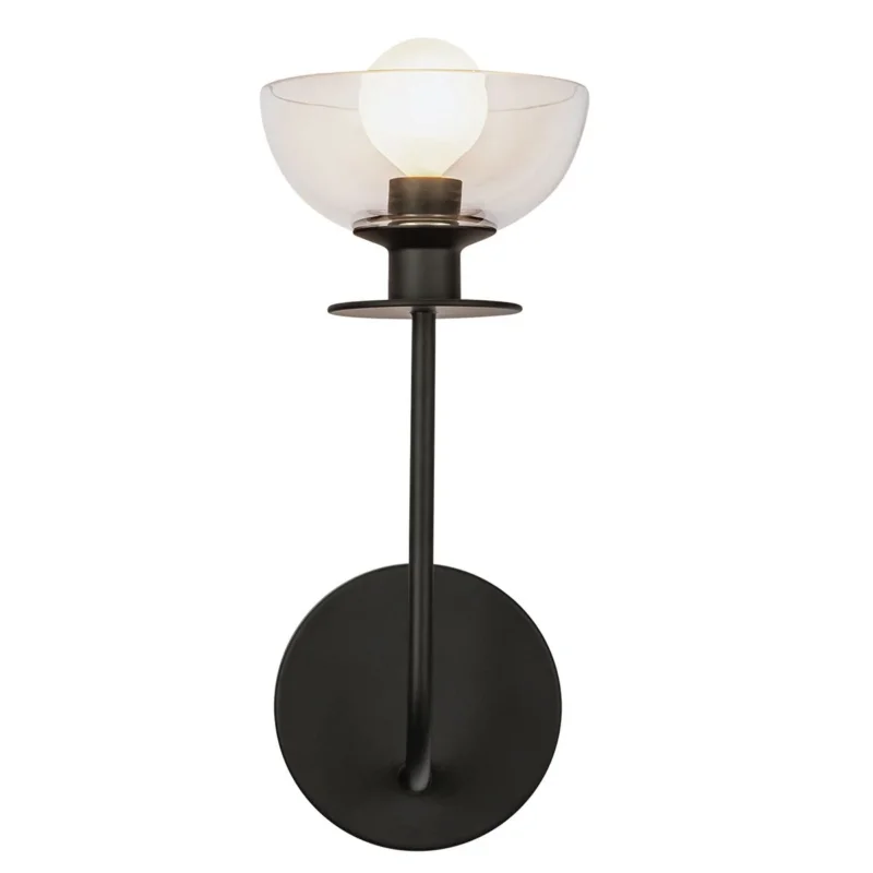 Alora Mood Sylvia 1 l Wandleuchte - Mattschwarz - Elsteadlighting - leuchtengrosshandel24