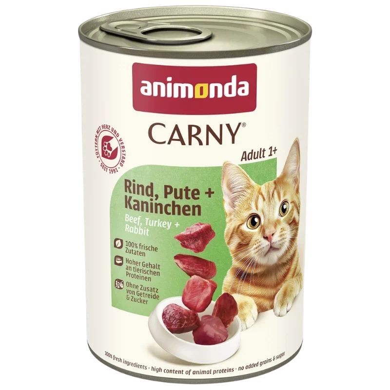 animonda Carny Rind, Pute + Kaninchen 400 g