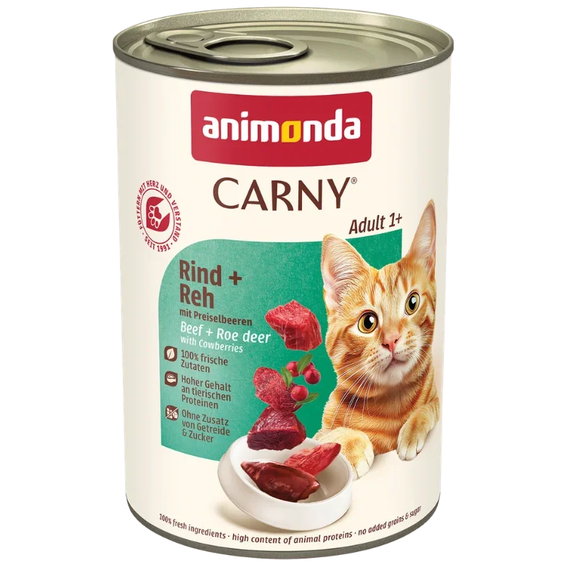 animonda Carny Rind, Reh + Preiselbeeren 400 g
