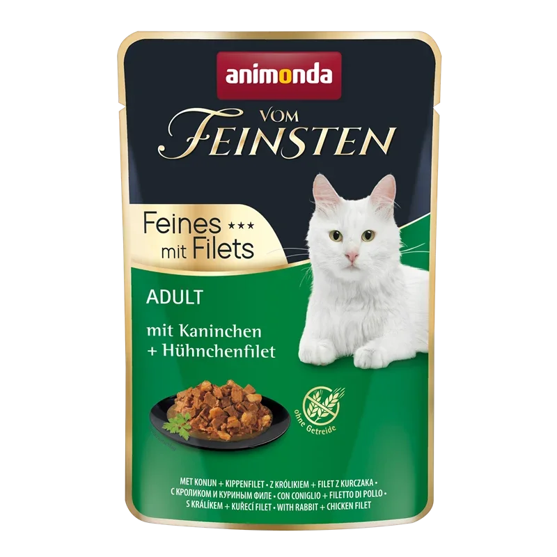 animonda Vom Feinsten Adult Kaninchen & Hühnchenfilet 85 g