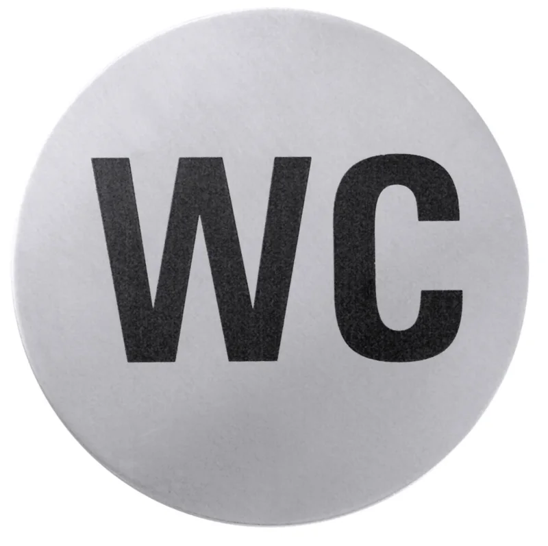 Toiletten-Türsymbole WC