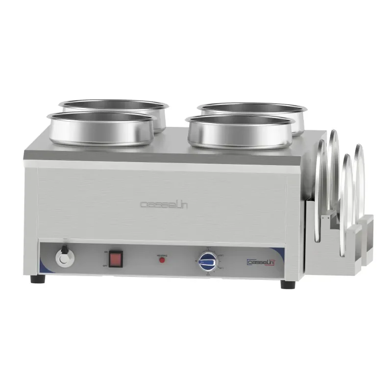 Casselin Bain-marie Wasser beheizt für Sauce 4 x 7,5L