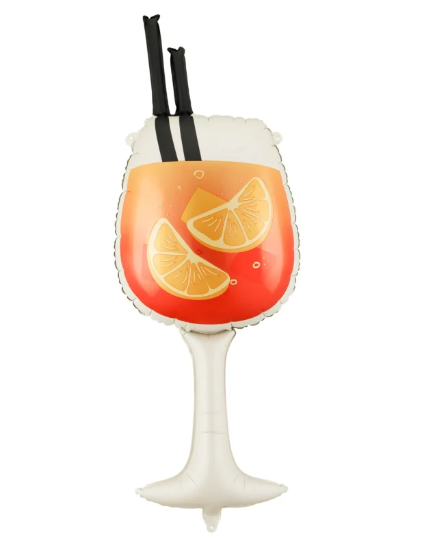 Folienballon Aperol-Spritz Glas 34 x 100 cm