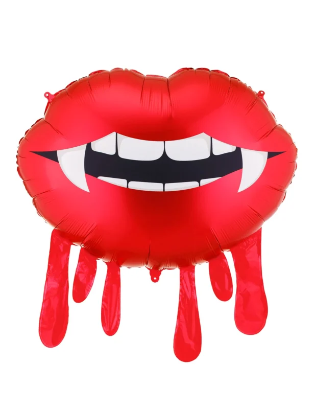 Großer Folienballon Vampirmund 92 x 60 cm