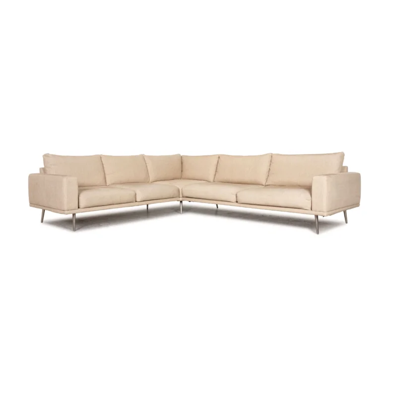 BoConcept Carlton Stoff Ecksofa Beige Sofa Couch