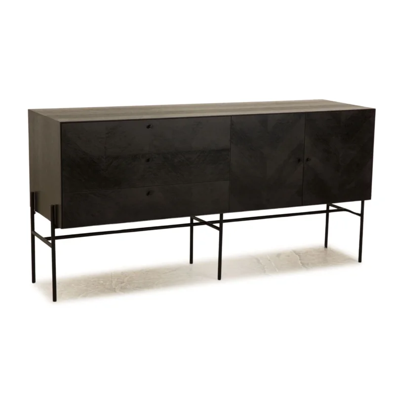 Bolia Luxe Holz Sideboard Schwarz 153 x 75 x 45 cm