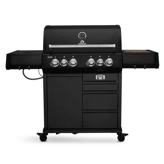 Burnhard Big EARL Premium-Gasgrill 4-Brenner Black mit Edelstahlrosten - Grillstar.deBurnhard Big EARL Premium-Gasgrill 4-Brenner Black mit EdelstahlrostenBurnhardGrillstar.de