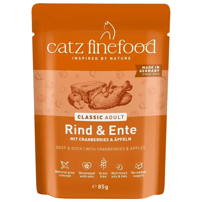 catz finefood No. 23 Rind & Ente 85 g
