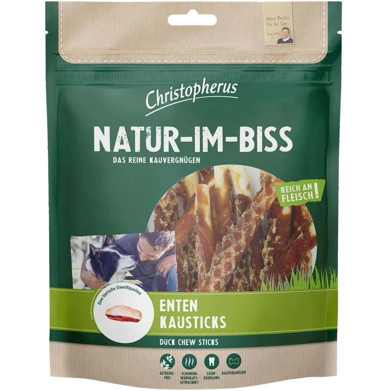 Christopherus Natur-Im-Biss Enten Kausticks 300 g