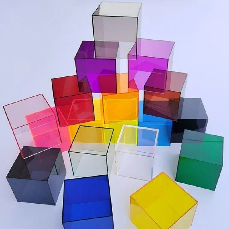 Bunte Acryl Display Aufbewahrungsbox