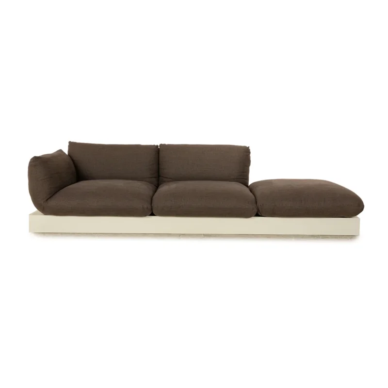 Cor Jalis Stoff Viersitzer Grau Sofa Couch
