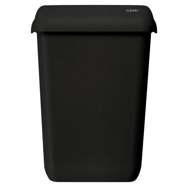CWS Clear+ EcoBlack Abfallbehälter, 23 Liter, schwarz