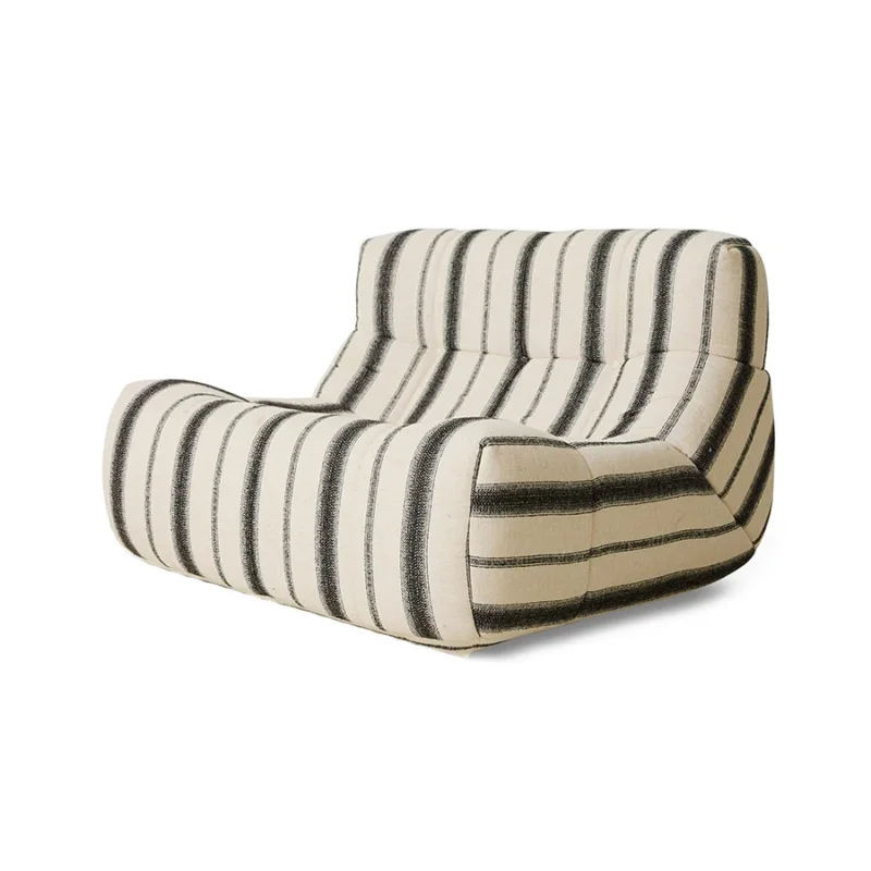 Hkliving LAZY LOUNGE CHAIR outdoor chalkstripe