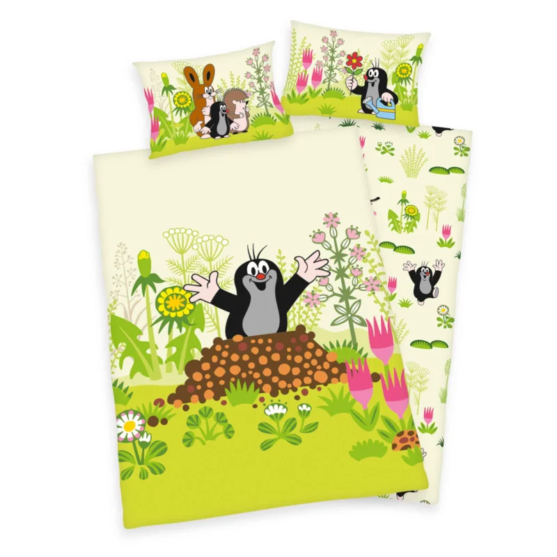 Herding Renforcé Bettwäsche Der kleine Maulwurf 100/135 cm bunt