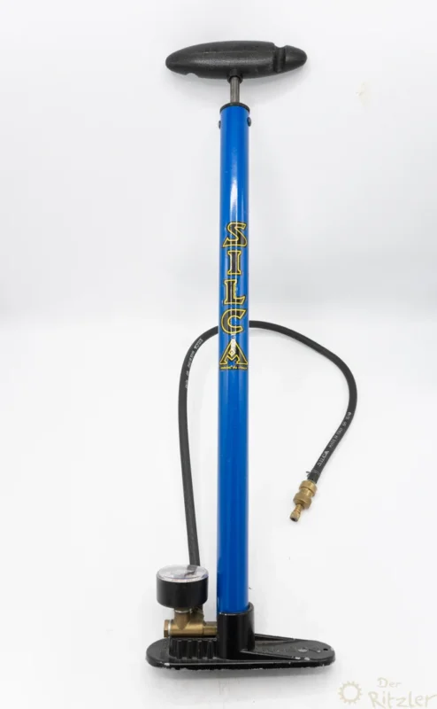Silca Pista Standluftpumpe Blau