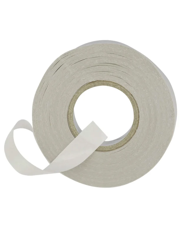 Adhésif double face pour décoration discrète blanc