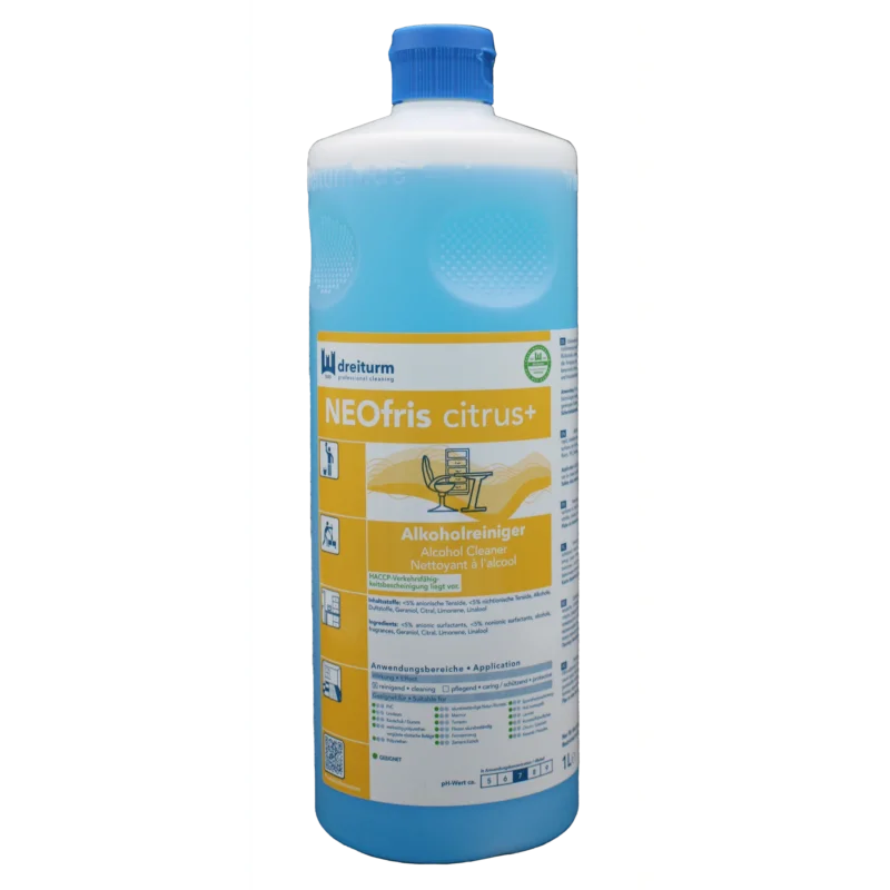 Dreiturm NEOfris citrus+ Alkoholreiniger 1 Liter Flasche