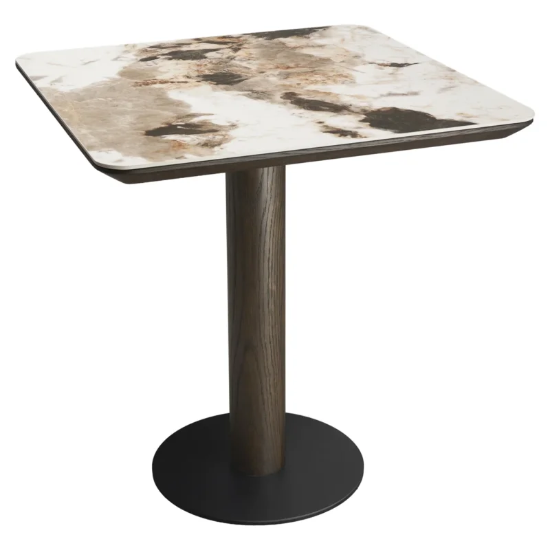 Richmond Interiors Keramik-Bistrotisch Langford | Braun