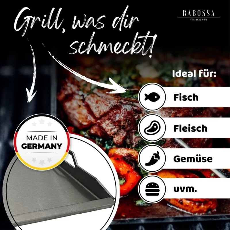 Einsatzpfanne | Napoleon Prestige & Prestige Connected Modelle 2025 | 35 x 45,5cm - Grillstar.deEinsatzpfanne | Napoleon Prestige & Prestige Connected Modelle 2025 | 35 x 45,5cmGrillzubehörBABOSSAGrillstar.de