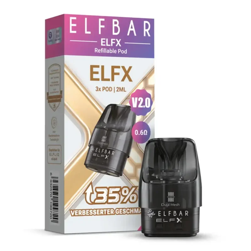 Elfbar - ELFX - Refillable Pods V2.0 (3 Stück)