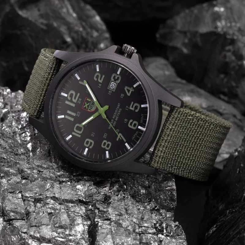 Taktische Herren Uhr AdventureTime – Wasserdicht und Stoßfest mit LED | Karnz