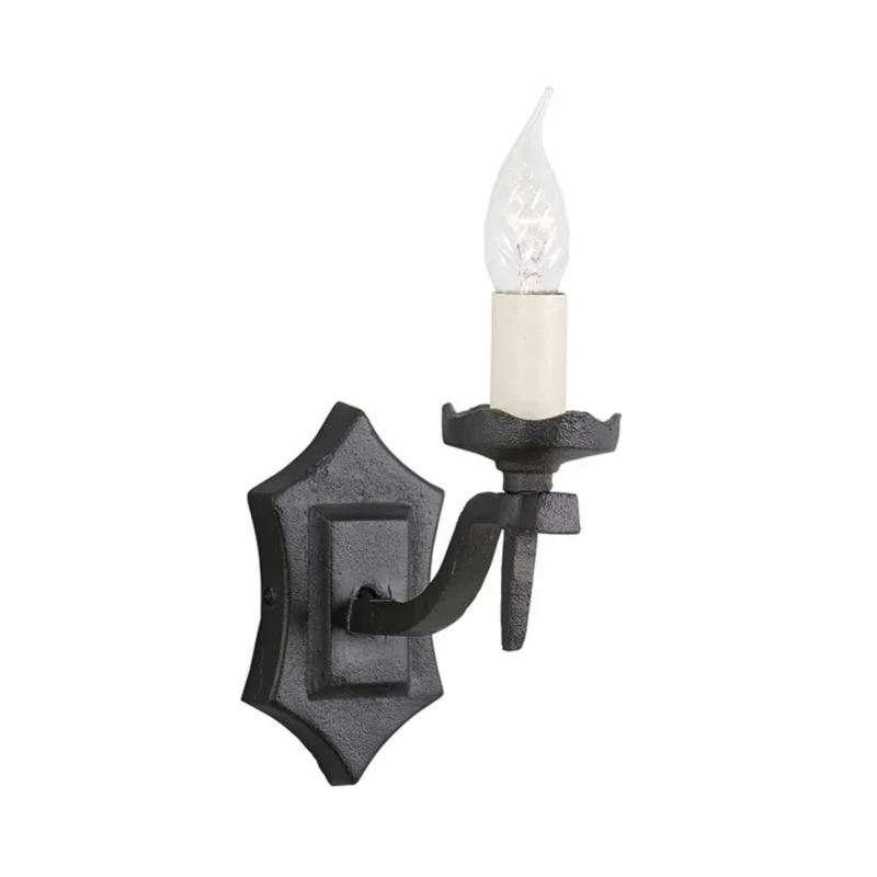 Rectory 1 - flammige Wandleuchte - Schwarz - Elsteadlighting - RY1B - BLACK