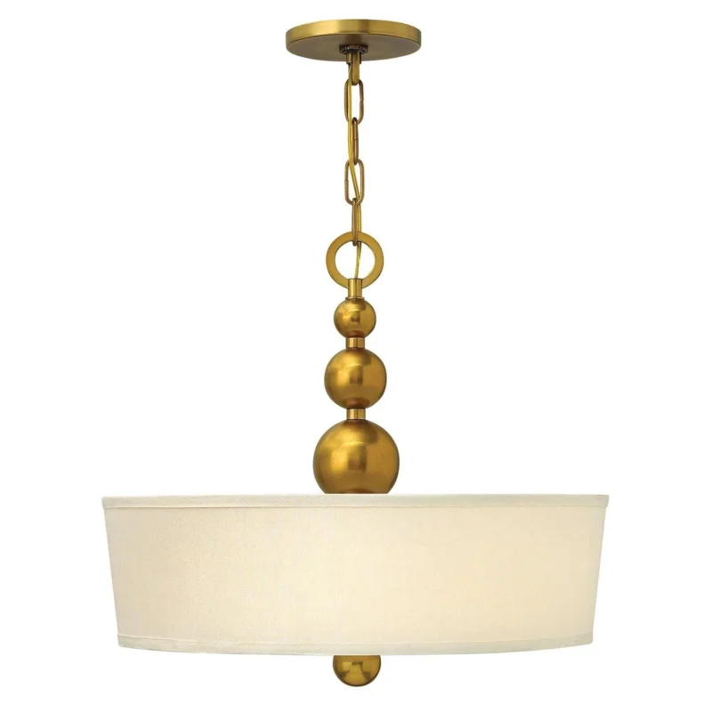 Zelda 3 - flammige Pendelleuchte - Vintage Messing - Elsteadlighting - HK - ZELDA - P - B - VS