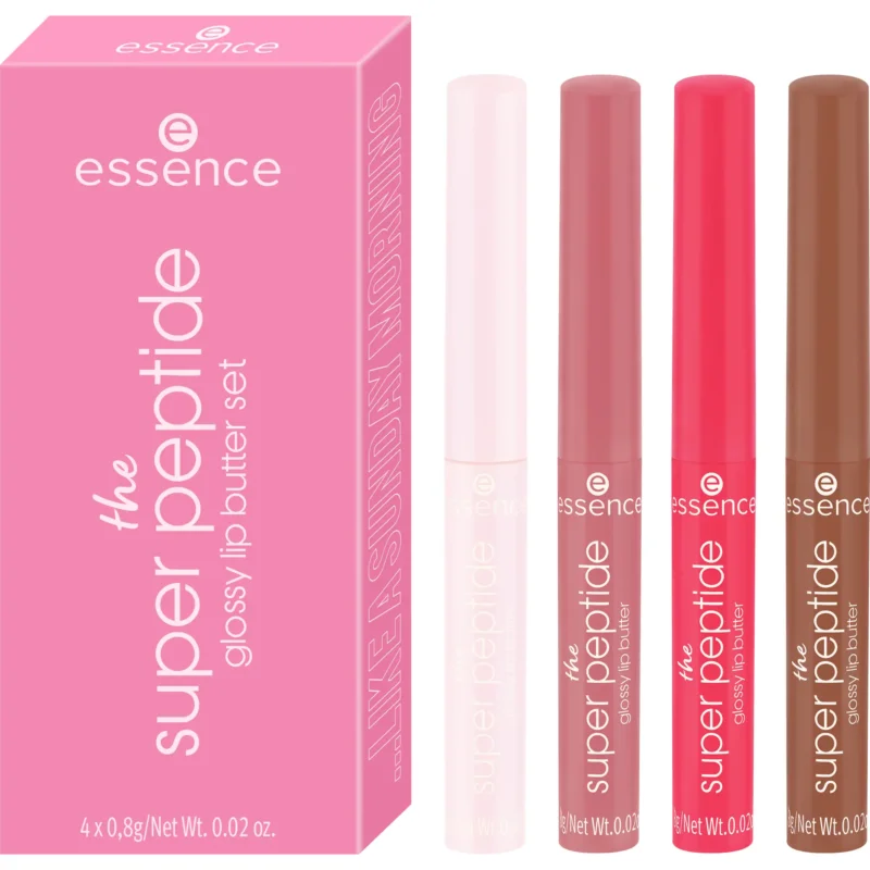 Essence The Super Peptide Glossy Lip Butter Set Like A Sunday Morning