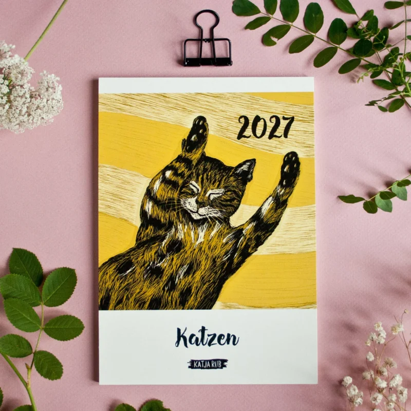 Katzen - Katja Rub Kalender 2027