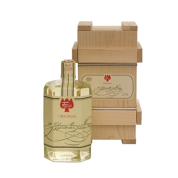 Farina - 1709 Original Eau de Cologne in Holzkiste mit klassischem Duft und edler Verpackung im Vintage-Stil
