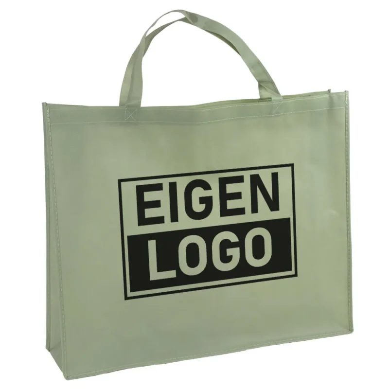 Shopper Druck Grün Non woven 54x14x45cm - Express