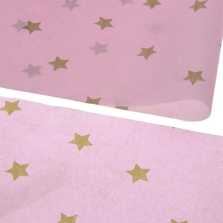 Seidenpapier 35x50cm Stars Gold