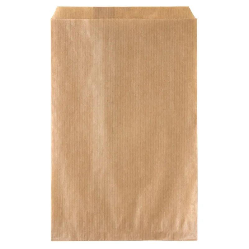 1000x Kurzwarenbeutel Braun 17,5x26cm