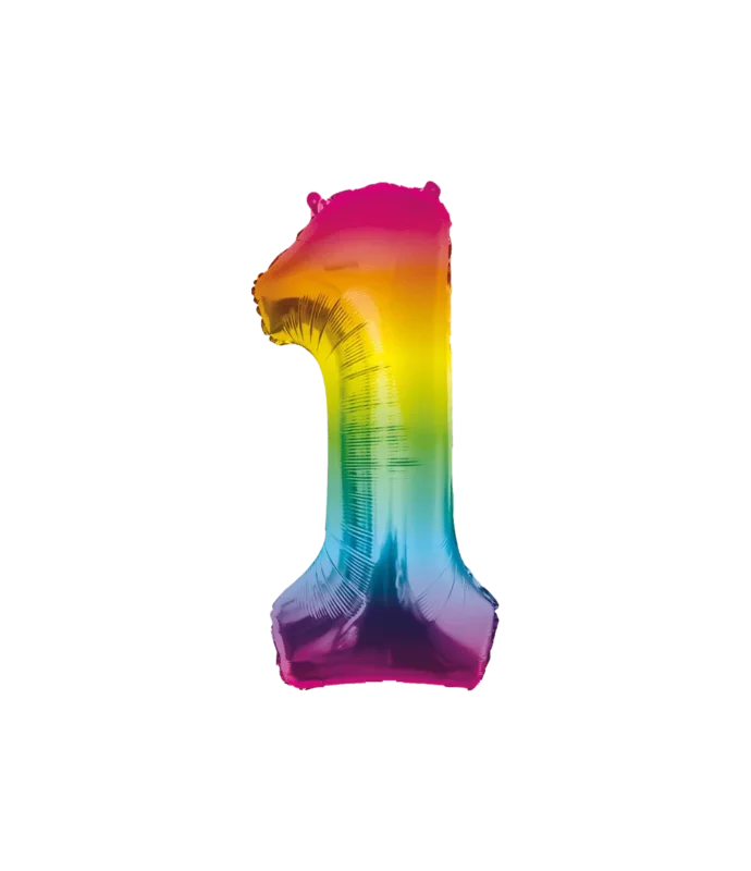 Folie Balloon 86cm 1 Regenboog van Paper Dreams koop je bij Partywinkel