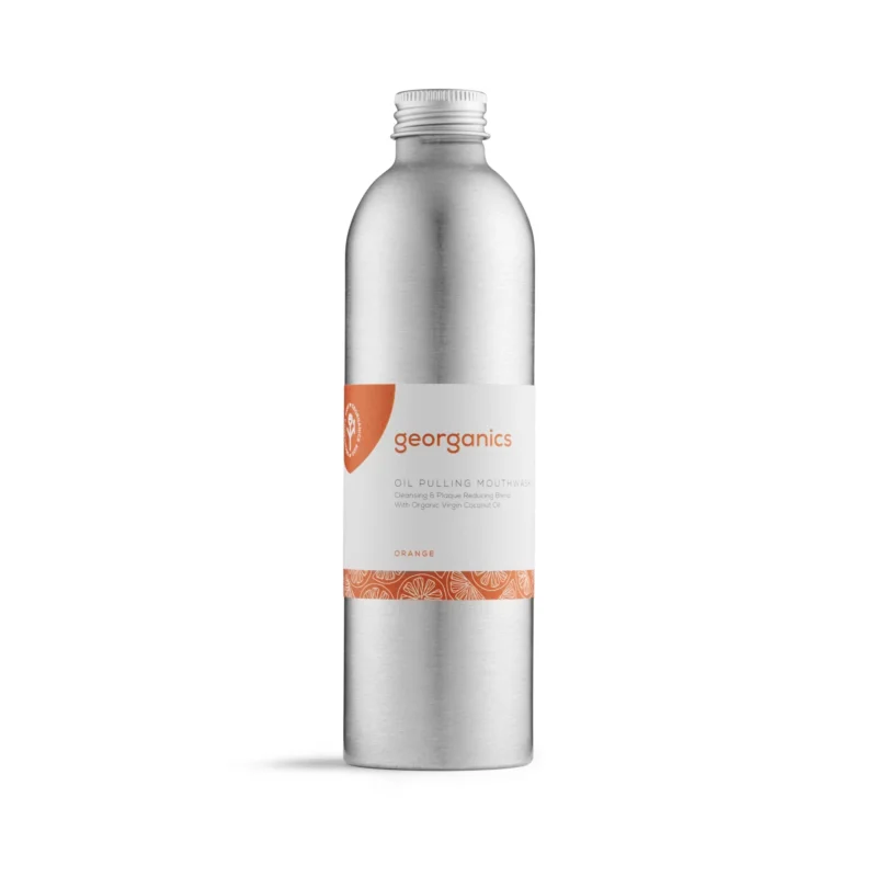 Georganics Oil Pulling Mouthwash Sweet Orange