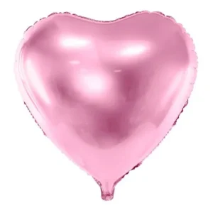 Helium Ballon Hart Lichtroze Leeg 45cm van Partydeco koop je bij Partywinkel