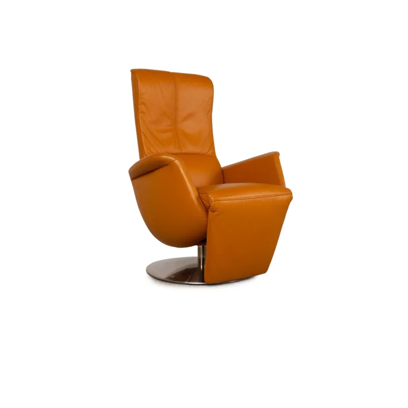 Himolla Cumuly Leder Sessel Orange Safran