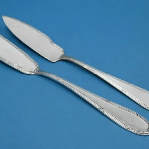 Versilbertes Käsemesser, Buttermesser, versilbert, WMF, Jugendstil